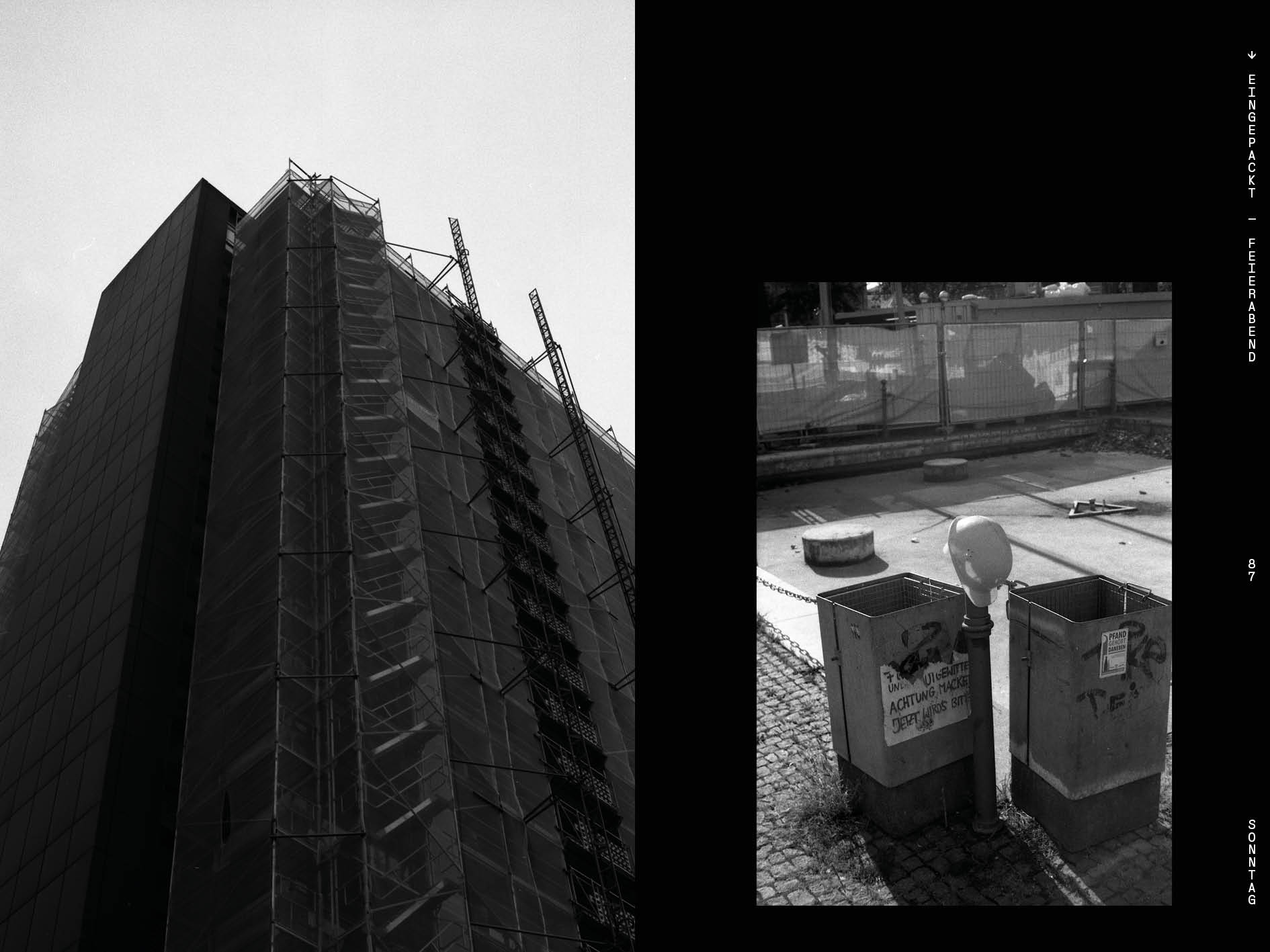 Analogue Archive Baustellenfoto