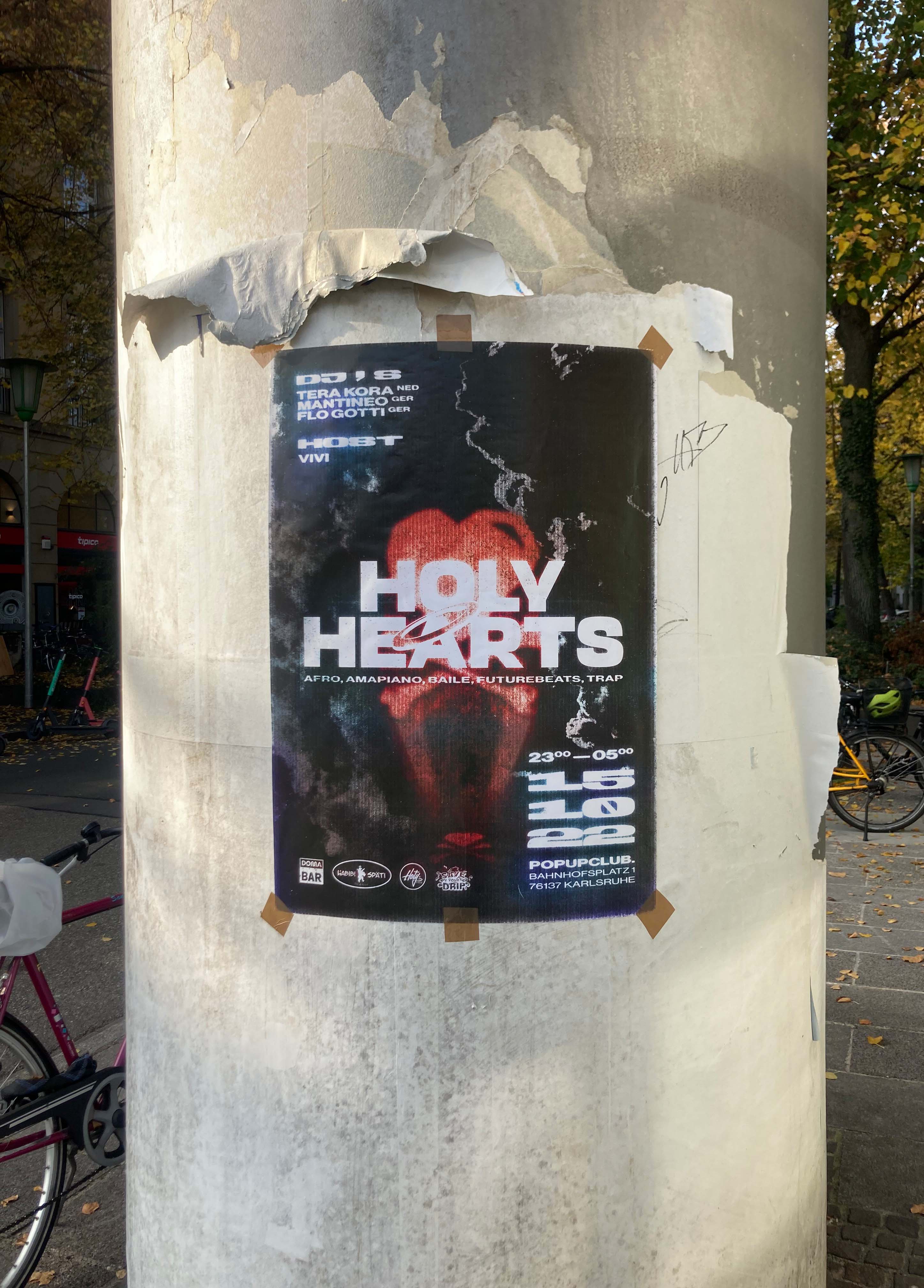Holy Hearts Event Poster