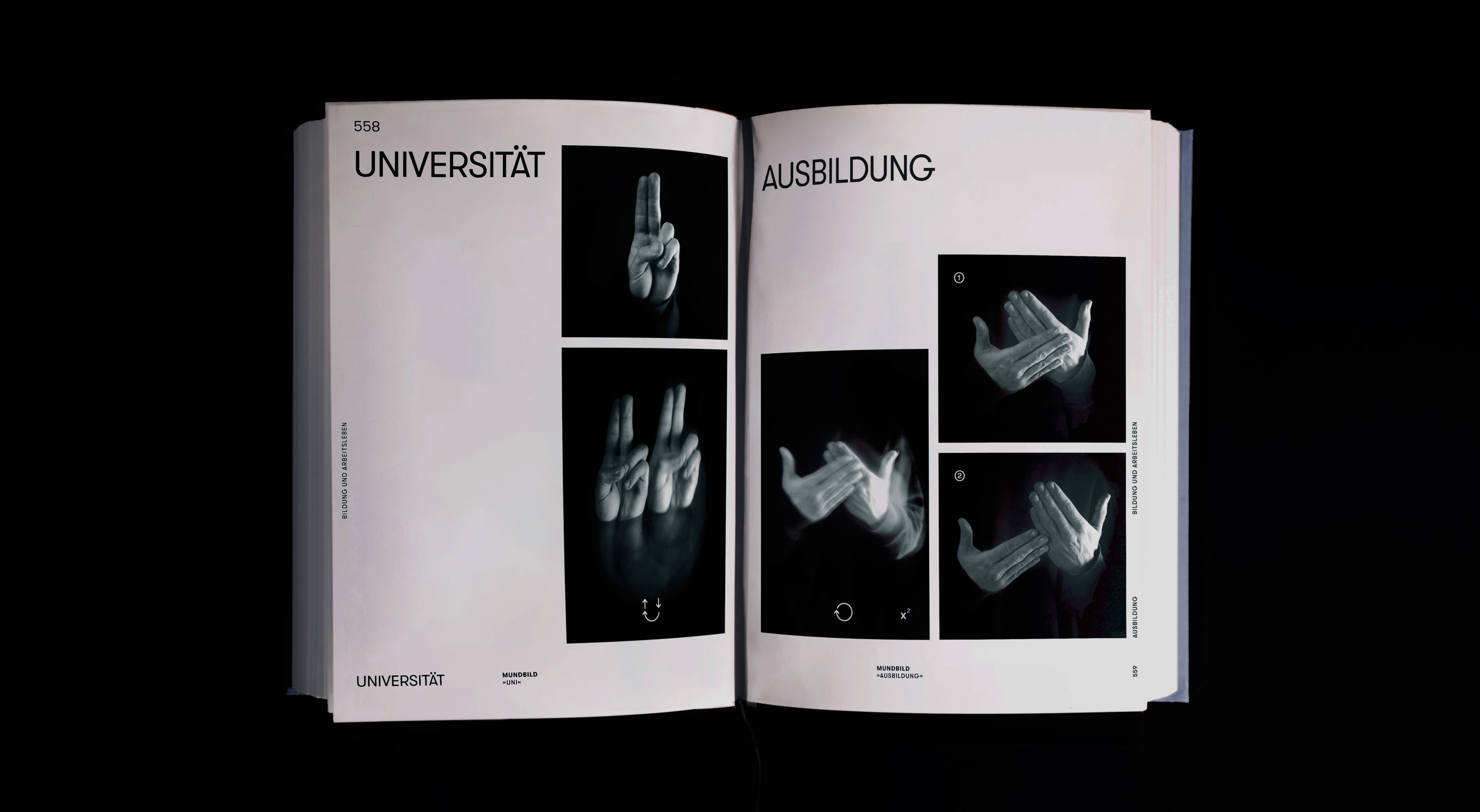 Gebärden erster Klasse Beispielseite Uni
