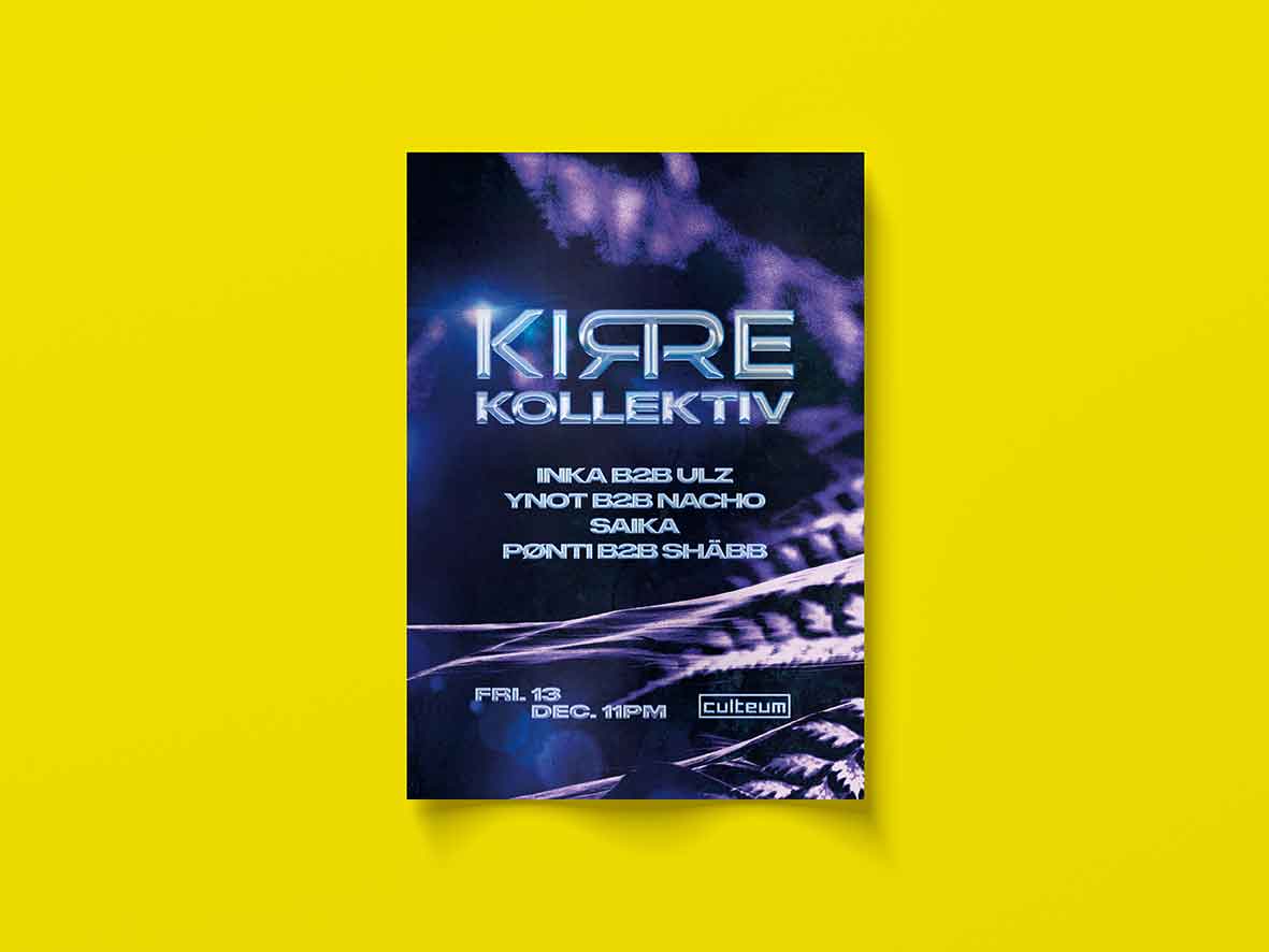Kirre Kollektiv Event Poster