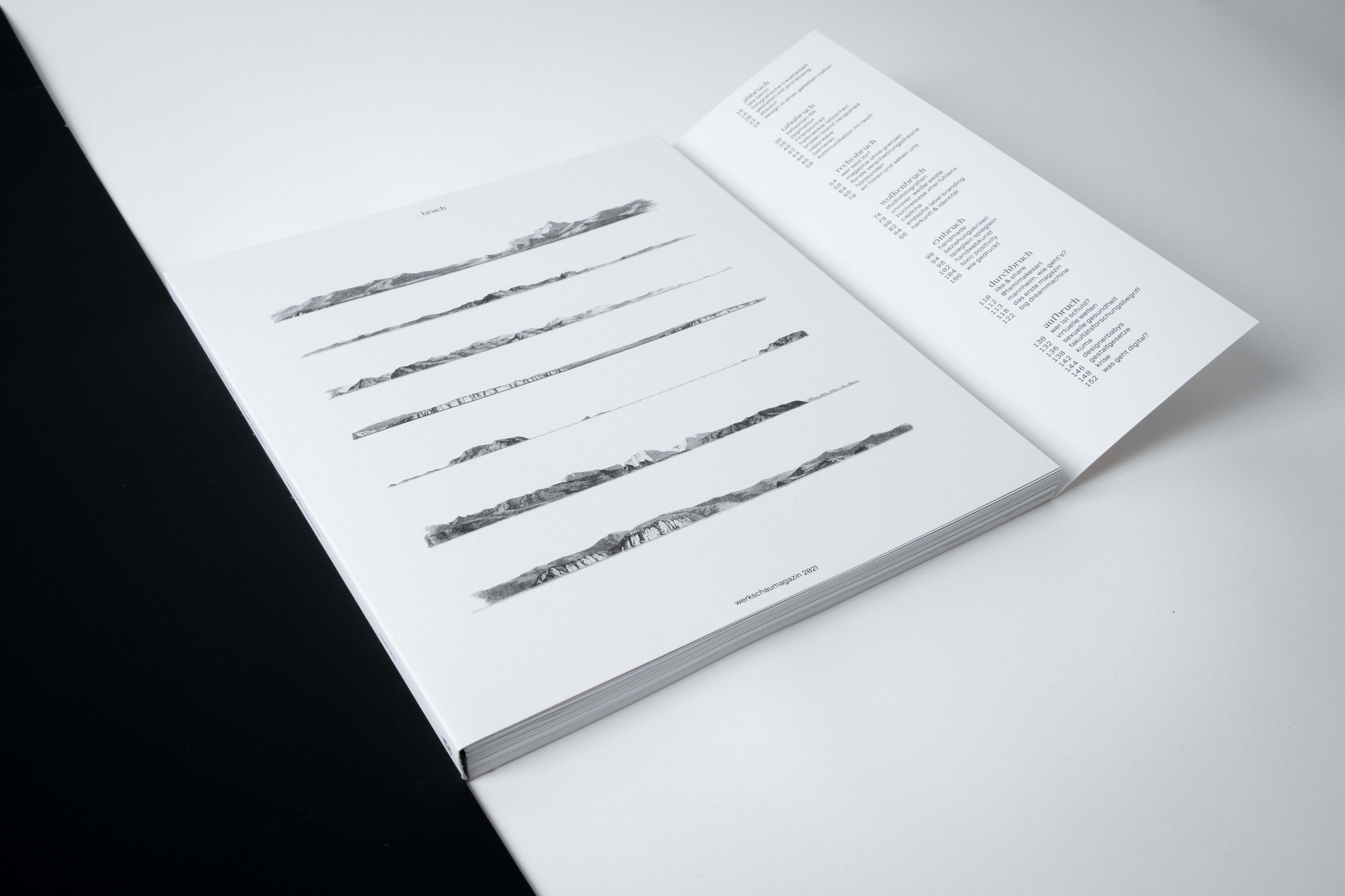 Cover Design Werkschaumagazin Hochschule Mannheim